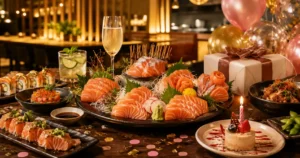 Tanuki Raw – Birthday Salmon Sashimi